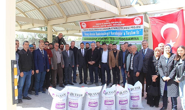 Karabuğday tohum teslimi töreni düzenlendi