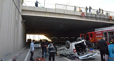 Karaman'da Hafif Ticari Araç Köprüden Uçtu: 1 Ölü 2 Yaralı