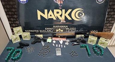 Karaman'da uyuşturucu operasyonunda 3 şüpheli tutuklandı