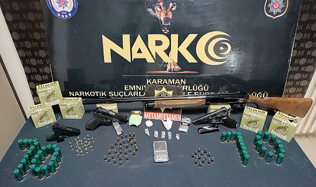 Karaman'da uyuşturucu operasyonunda 3 şüpheli tutuklandı