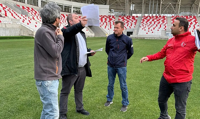 Karaman'ın Yeni Stadyumunun standartlara uygunluğu denetlendi