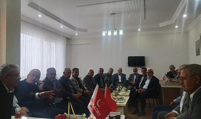 ‘Kemal Kılıçdaroğlu Gönüllüleri'nden Saadet Partisi’ne Ziyaret