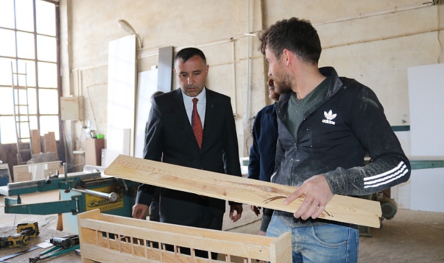Mahmut Ünüvar, sanayi sitesi esnafını ziyaret etti