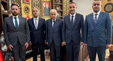MHP Karaman Milletvekili Adayları Bahçeli'yi Ziyaret Ettiler