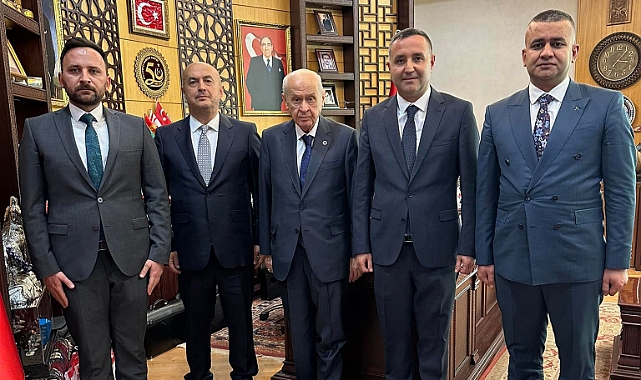 MHP Karaman Milletvekili Adayları Bahçeli'yi Ziyaret Ettiler