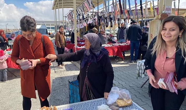 MHP'li Kadınlar Sahada Hız Kesmeden Çalışıyor