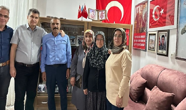 Şehit Küçük’ün ailesini ziyaret ettiler