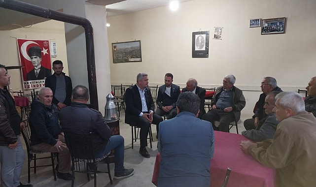 Taşeli'nin tek liste başı adayı Atilla Zorlu'ya büyük ilgi