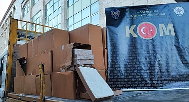 2 milyon 65 bin makaron ele geçirildi