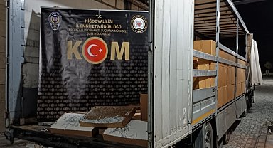 6 milyon 750 bin dolu makaron ele geçirildi