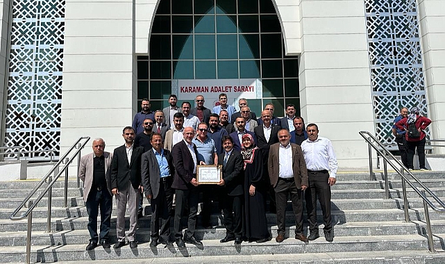 AK Parti Karaman Milletvekili Sağlam mazbatasını aldı