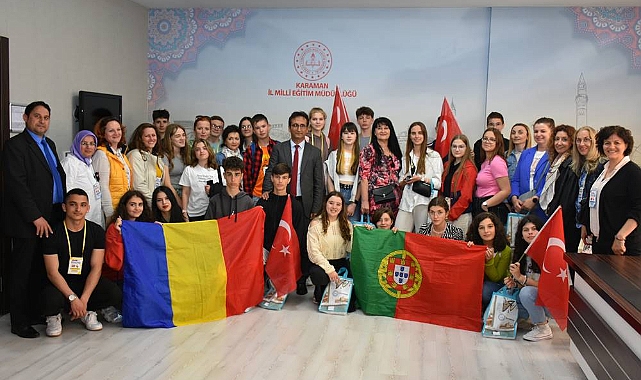 Çalışkan, Avrupalı Eğitimci ve Öğrencileri Ağırladı