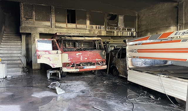İş yerinde çıkan yangın söndürüldü
