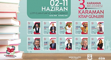 Karaman Belediyesi 3. Kitap Günleri Başlıyor