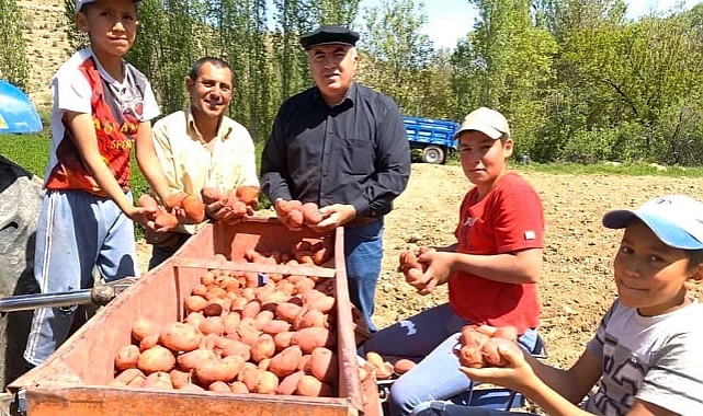 Karaman’da patates ekimine başlandı