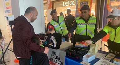 Karaman'da Trafik Haftası etkinlikleri kapsamında bilgilendirme çalışmaları yapıldı