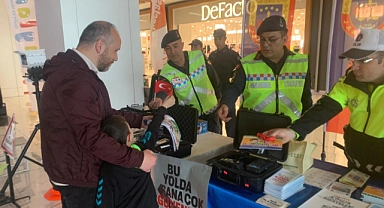 Karaman'da Trafik Haftası etkinlikleri kapsamında bilgilendirme çalışmaları yapıldı