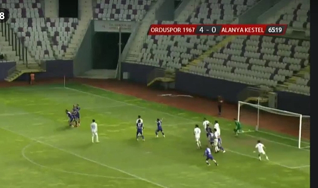 Kestelspor Ordu deplasmanında 5-0 Mağlup