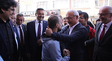 Lütfi Elvan'a Karaman'da Sevgi Seli