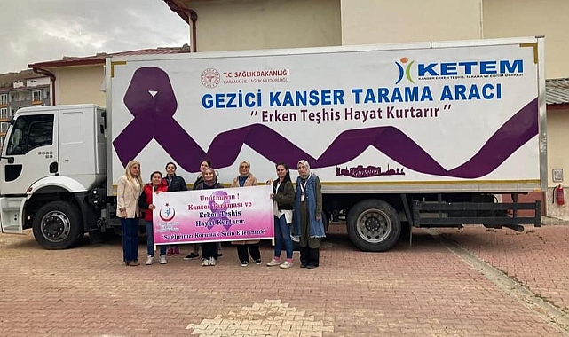 Mobil KETEM Tırı Sarıveliler İlçesinde