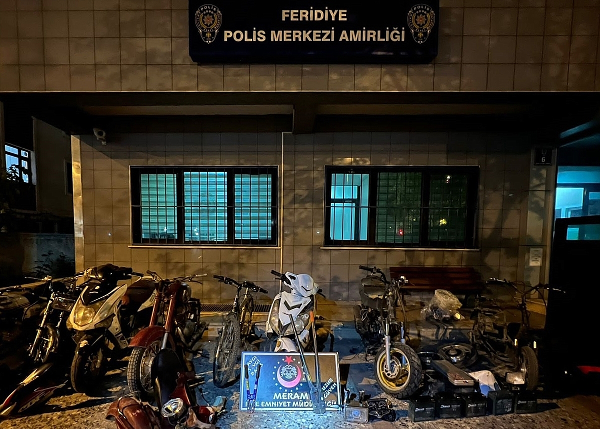 Motosiklet hırsızlığıyla ilgili 9 şüpheli yakalandı