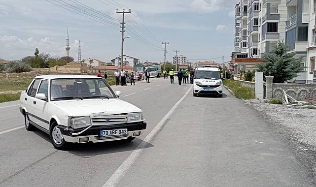Karaman'da Otomobilin Çarptığı Öğrenci Yaralandı