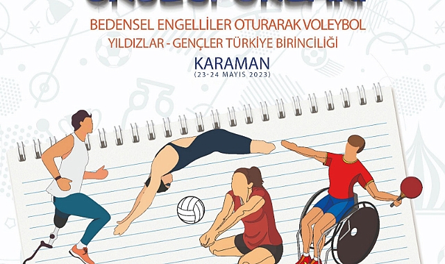 Oturarak Voleybolun Kalbi Karaman’da Atacak