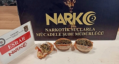 Salça bidonuna gizlenmiş uyuşturucu ele geçirildi