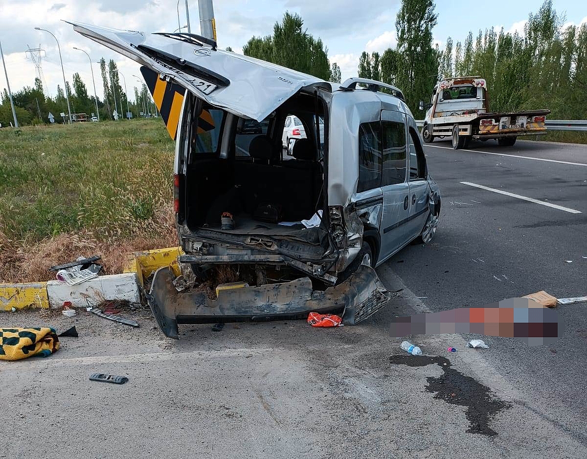 Trafik kazasında 1 kişi hayatını kaybetti