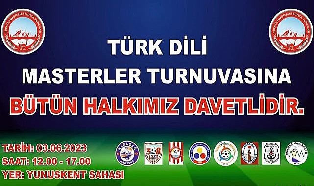 Türk Dili Masterler turnuvası 3 Haziran'da yapılacak