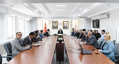 Vali Akkoyun Başkanlığında Seçim Tedbirleri Gözden Geçirildi