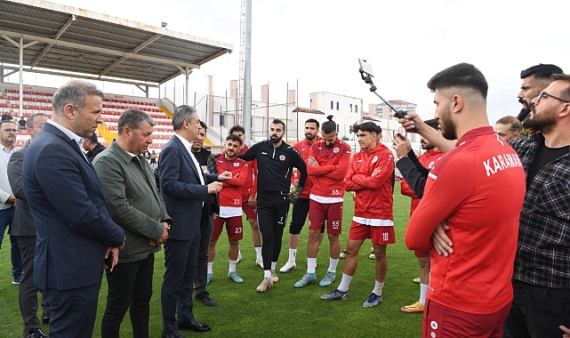 Vali Akkoyun’dan Karaman FK’ya moral ziyareti