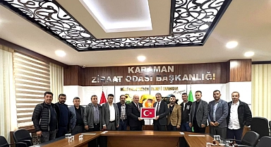 Vali Akkoyun Ziraat Odasını Ziyaret Etti