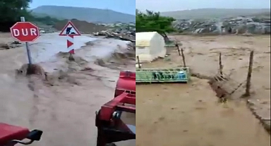 Ayrancı'yı da sel vurdu!  