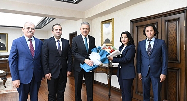 Çevre, Şehircilik ve İklim Değişikliği Müdürlüğü Personelinden Vali Tuncay Akkoyun’a Ziyaret