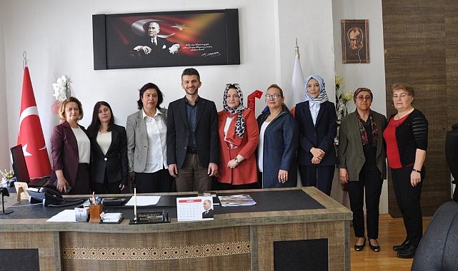 Ermenek Belediyesi Kadın Meclisinden Başkan Mustafa Bozcu’ya Ziyaret