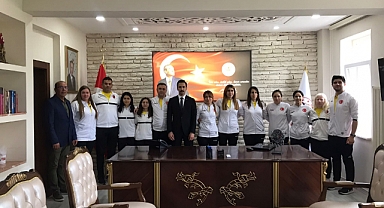 Goalball Kadın Milli Takımı’ndan Kaymakam Saka’ya Ziyaret