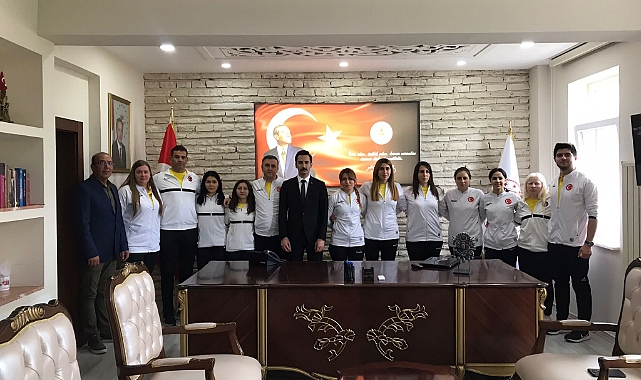 Goalball Kadın Milli Takımı’ndan Kaymakam Saka’ya Ziyaret