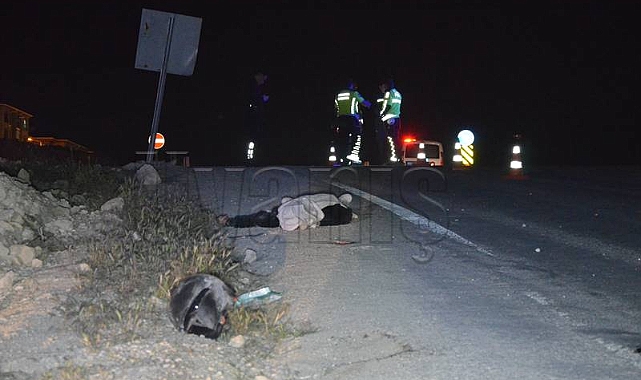 Karaman'da yapımı devam eden çevre yolu can aldı