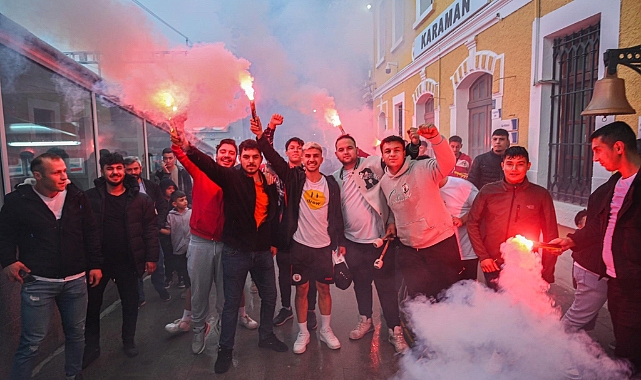 Karaman FK, Ankara'ya davullarla zurnalarla  uğurlandı 