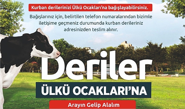 Kurban derileri Ülkü Ocakları’na