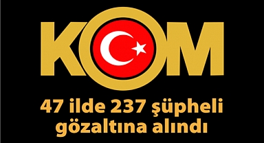 Mali suçlara yönelik "Paravan" operasyonunda 47 ilde 237 şüpheli gözaltına alındı
