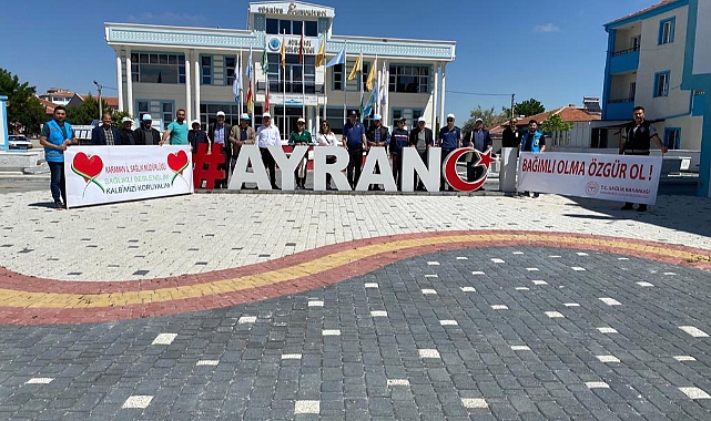 Sağlıklı Yaşam ve Bağımlılıkla Mücadele Yürüyüşü düzenlendi