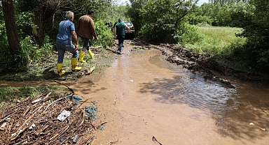 Sele kapılan 40 kuzu telef oldu 
