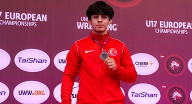 Torku Şeker Sporlu Milli Güreşçi Halil Çınar Avrupa İkincisi Oldu