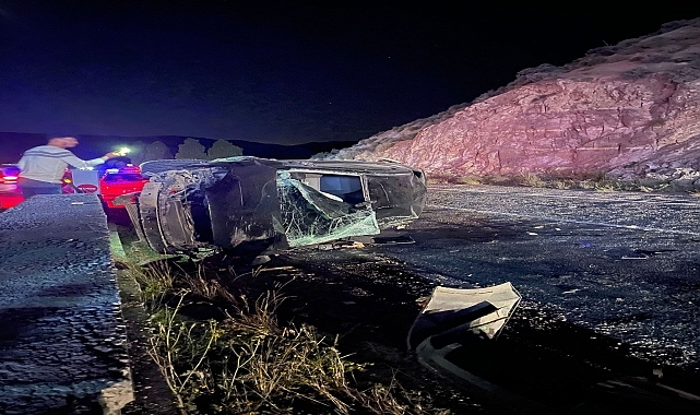 Trafik kazasında 2 kişi yaralandı