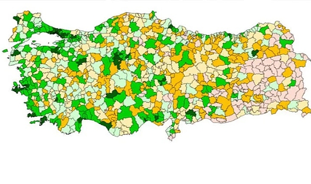 Türkiye'nin İlçelerinin Gelişmişlik Sıralaması Belli Oldu! Karaman'ın İlçeleri Kaçıncı Sırada?