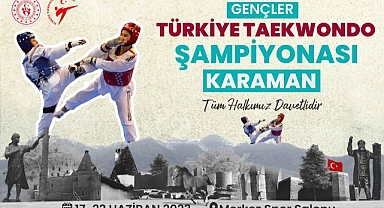 Türkiye Tekvando Şampiyonası Karaman’da Yapılacak