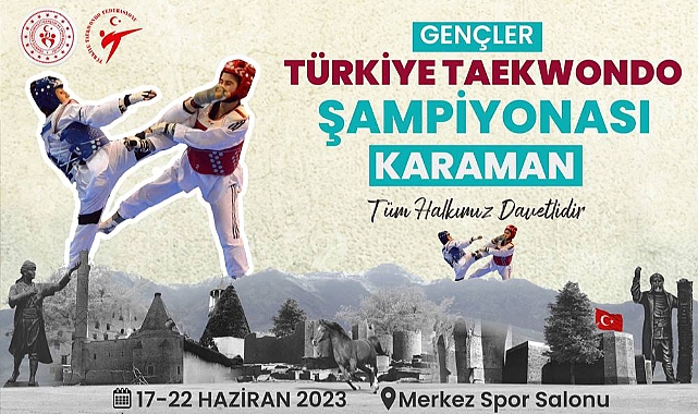 Türkiye Tekvando Şampiyonası Karaman’da Yapılacak