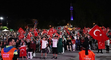 15 Temmuz'un Yıldönümünde Karaman Yine Bir Oldu